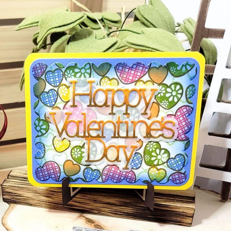 candyhearts2stamp Clear Stamp Set