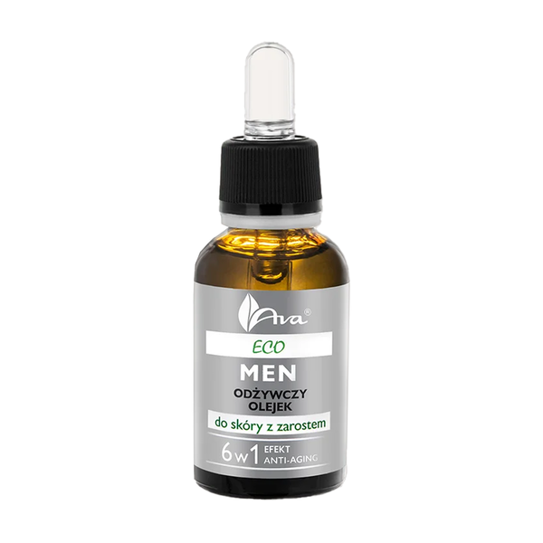 AVA Eco Men, odżywczy olejek do skóry z zarostem, 30 ml