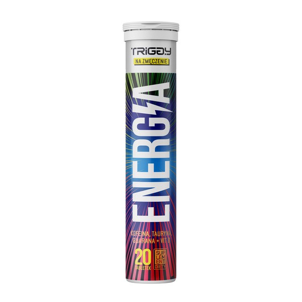 Triggy Energia, tabetki musujące, smak energy drink, 20 szt.