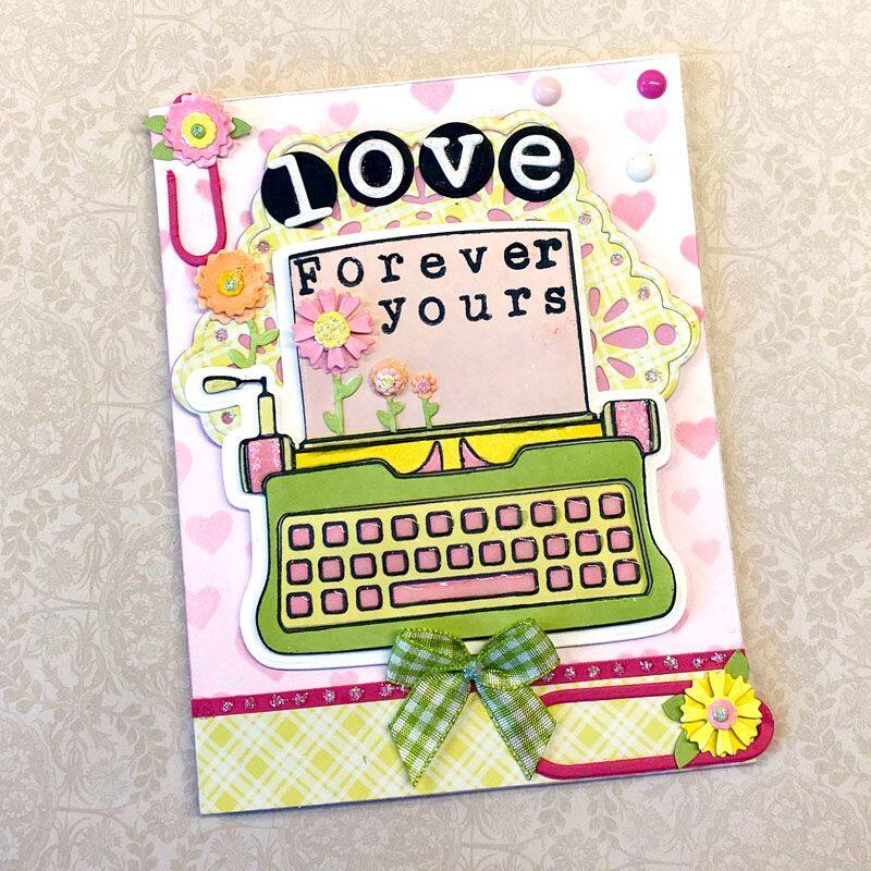 alphabet4typewriter Clear Stamp Set