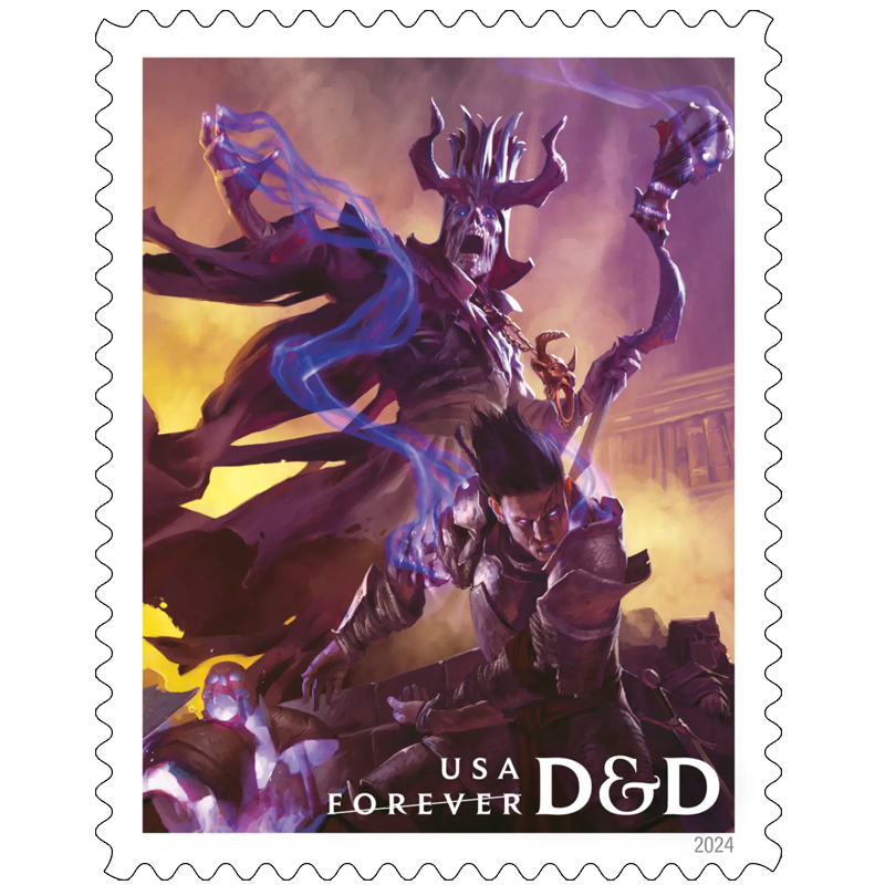 2024 forever stamps Dungeons & Dragons