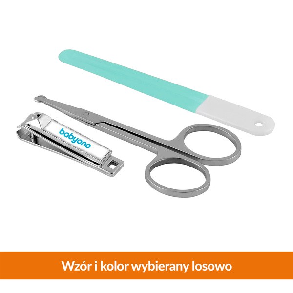 BabyOno, zestaw do pielęgnacji paznokci dla dzieci i niemowląt, 1 szt.