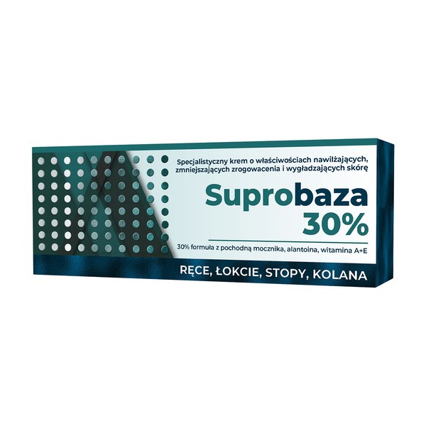 Suprobaza 30%, krem nawilżająco-zmiękczająco-wygładzający do stóp, kolan, łokci i rąk, 30 g