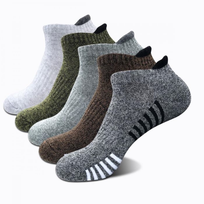 Hot Sale Sport Socks Breathable Cotton Male Short Ankle Socks Solid Mesh Male Boat Socks EU 41 45 Meias