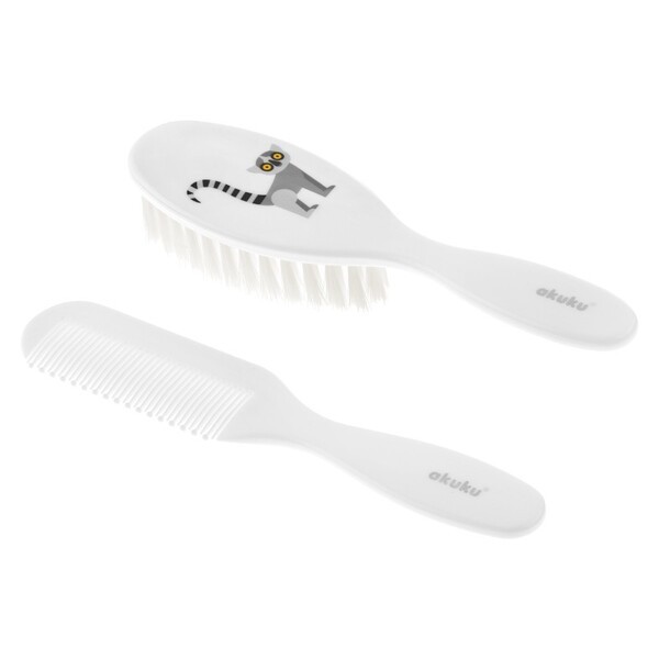 Akuku, szczotka i grzebyk, Lemur, 1 szt.