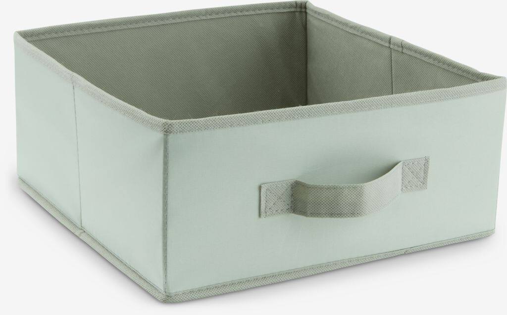 ALBAN kurv ALBAN B28xL28xH13cm lysegrøn