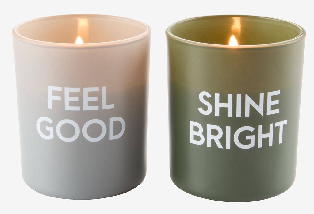 ELVIN Duftlys ELVIN Ø7xH8cm assorteret.