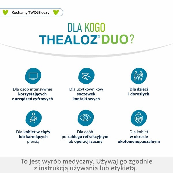 Thealoz Duo, krople do oczu, 10 ml