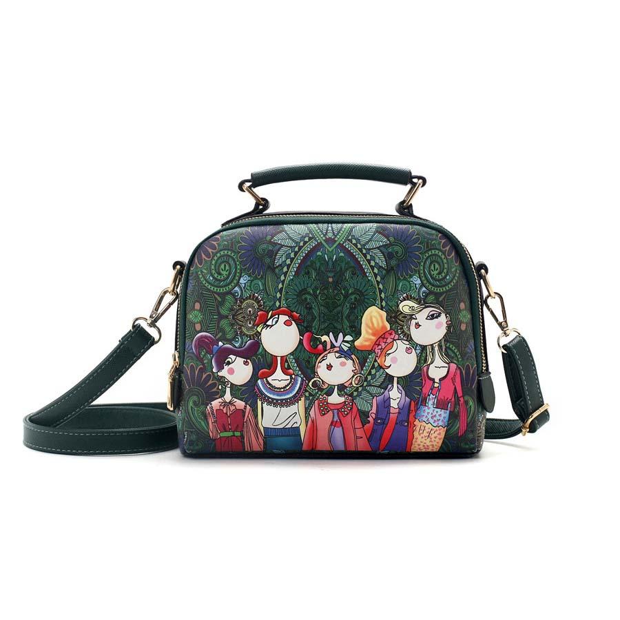 Skogserien trykt DAMEveske håndveske skulderveske for DAMER 2020 designer Høykvalitets trykk skinn mote DAME messenger