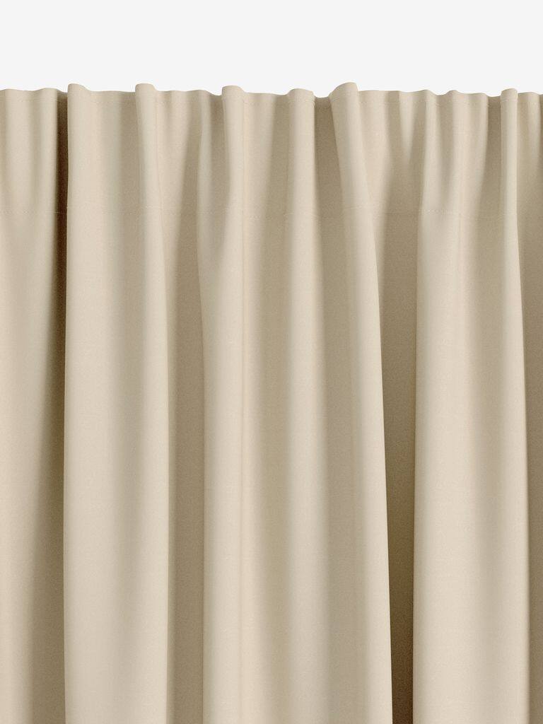 AMUNGEN mørklægningsgardin 1x140x175cm sand