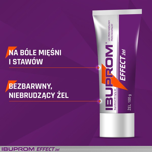 Ibuprom Effect (Ibuprom Sport), 50 mg/g, żel, 100 g