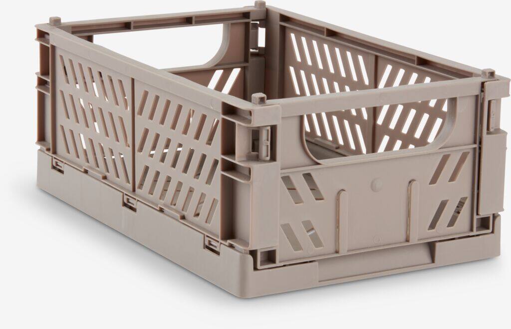 MILAS kurv MILAS B16xL25xH10cm foldbar grå