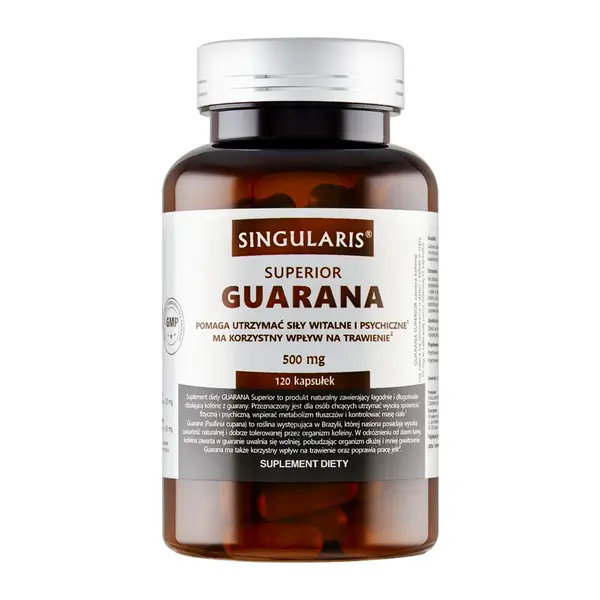 Singularis Guarana 500 mg, kapsułki, 120 szt.