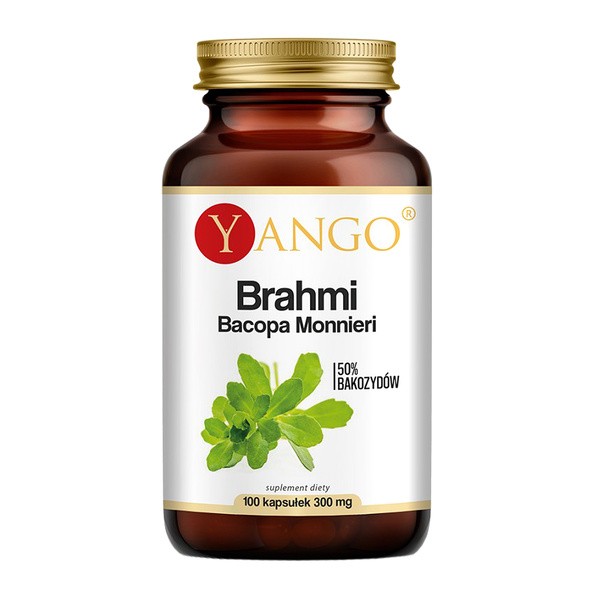 Brahmi Bacopa Monnieri, kapsułki, 100 szt. (Yango)