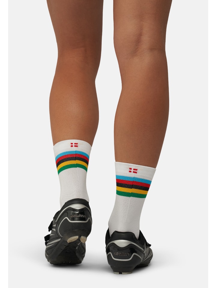 DANISH ENDURANCE Sportsocken long cycling in black/navy/white günstig kaufen