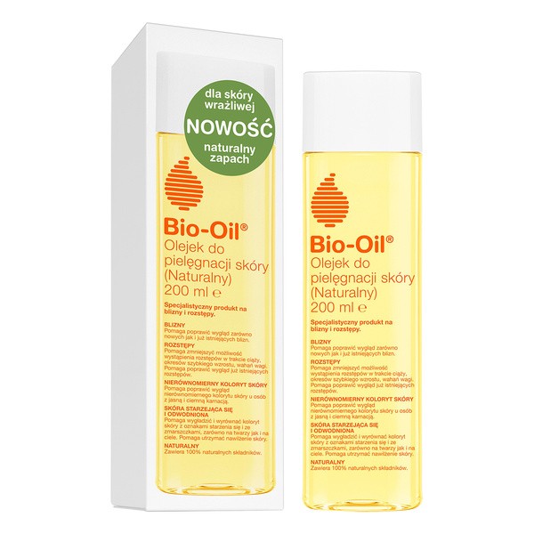 Bio-Oil, naturalny olejek do pielęgnacji skóry, 200 ml