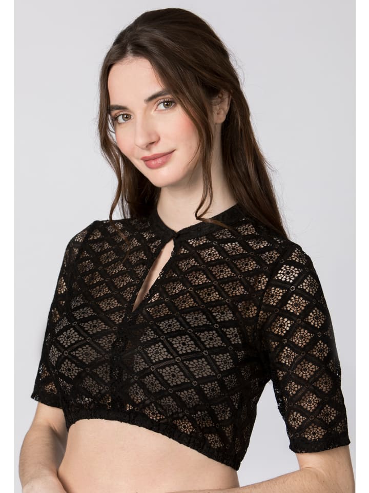 Stockerpoint Stockerpoint Dirndlbluse Laurene in schwarz günstig kaufen
