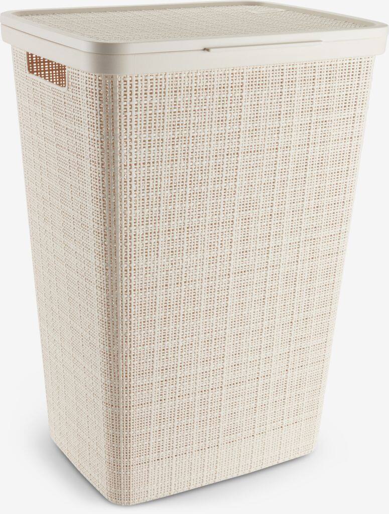 JUTE JUTE vasketøjskurv bredde 42xlængde 34xhøjde 60 cm 58L