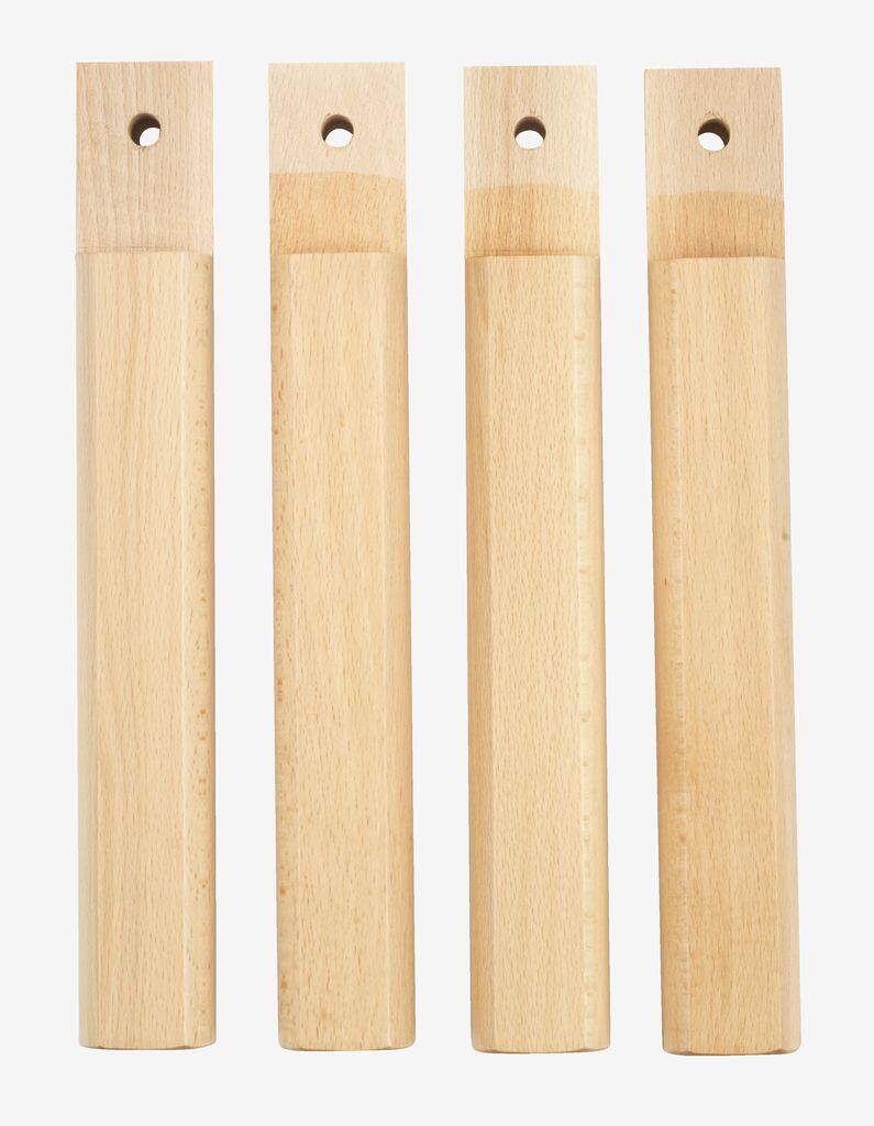 KARPELVA Sengeben bredde 4,3 x længde 3,5 x højde 23 cm KARPELVA bøg 4 stk./pakke