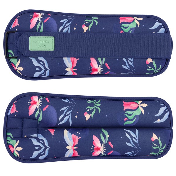 Spokey The Bloom, Obciążenia na kostki i nadgarstki, 2 × 1,5 kg