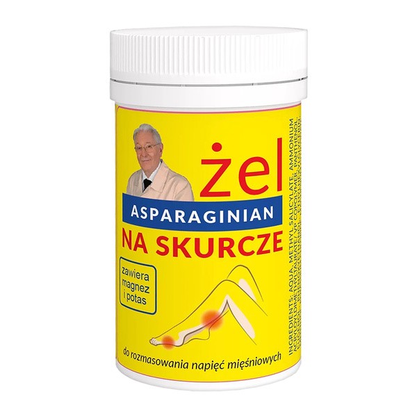 Asparaginian, żel na skurcze do nóg, 50 g