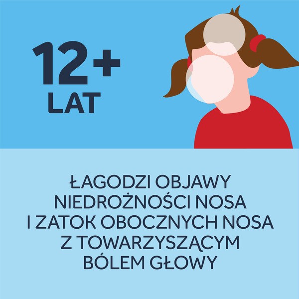 Nurofen Zatoki, 200 mg + 30 mg, tabletki powlekane,12 szt.