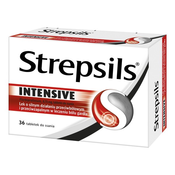Strepsils Intensive, 8,75 mg, tabletki do ssania, 36 szt.