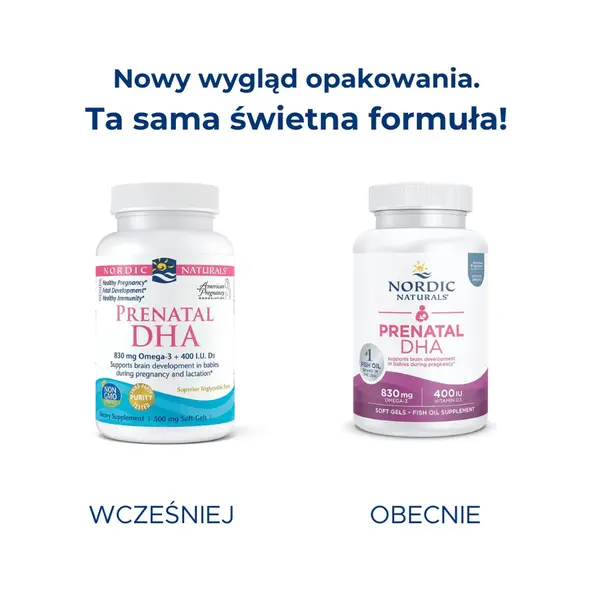 Nordic Naturals Prenatal DHA, kapsułki, 90 szt.