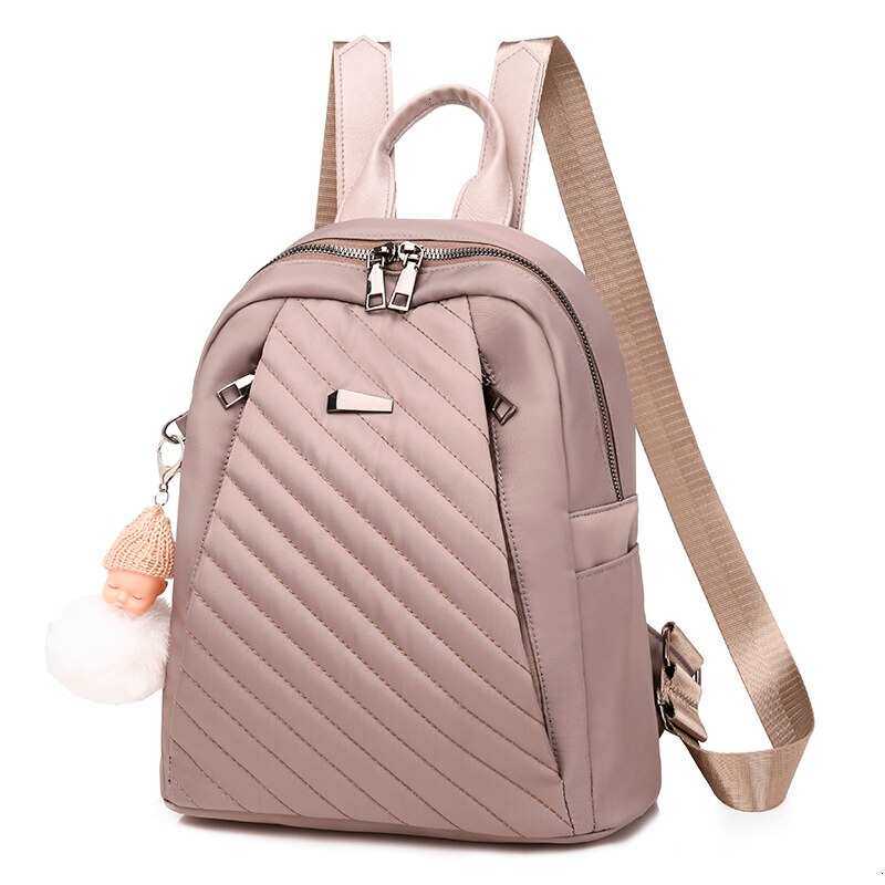 Sac à dos tendance pour femmes, léger, style Oxford, idéal pour l'école, grande capacité, bandoulière pour adolescentes et filles.