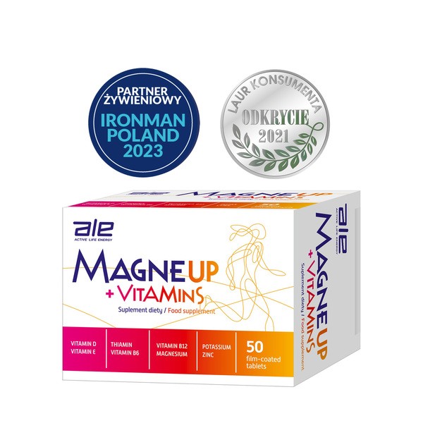 ALE MagneUp + Vitamins, tabletki, 50 szt.