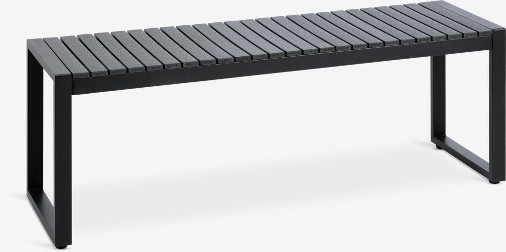 SAUNTE SAUNTE havebænk B120xD35 sort