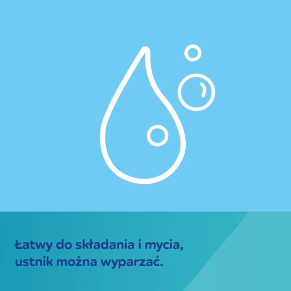 Canpol Easy Start, kubek treningowy, Exotic Animals, niebieski, 120 ml