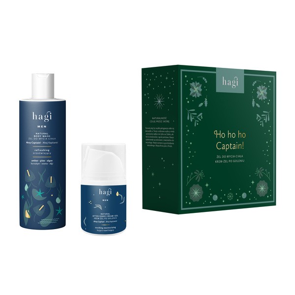 Hagi, zestaw męski Ho ho ho Captain!