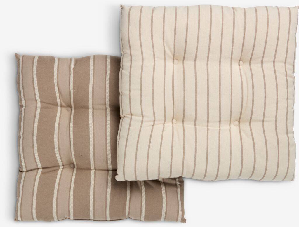 MISTEL MISTEL stolehynde 40x40x7 mørkt sand