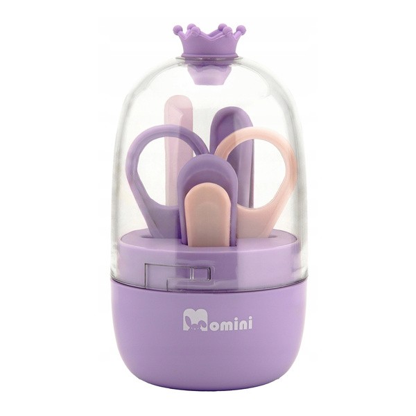 Momini BabyNail, zestaw do pielęgnacji paznokci niemowląt, fioletowy, 1 zestaw