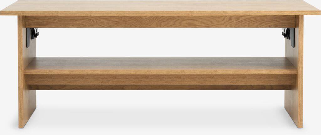 DAUGBJERG DAUGBJERG L120 sofabord med hæve-sænkbar plade, varm eg