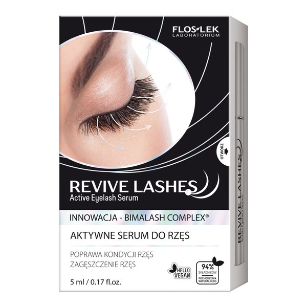 Flos-Lek Laboratorium Revive Lashes, Eyelash Enhancing Serum, stymulujace serum do rzęs, 5 ml