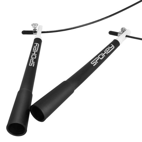 Spokey Crossfit skakanka, czarna, 1 szt.