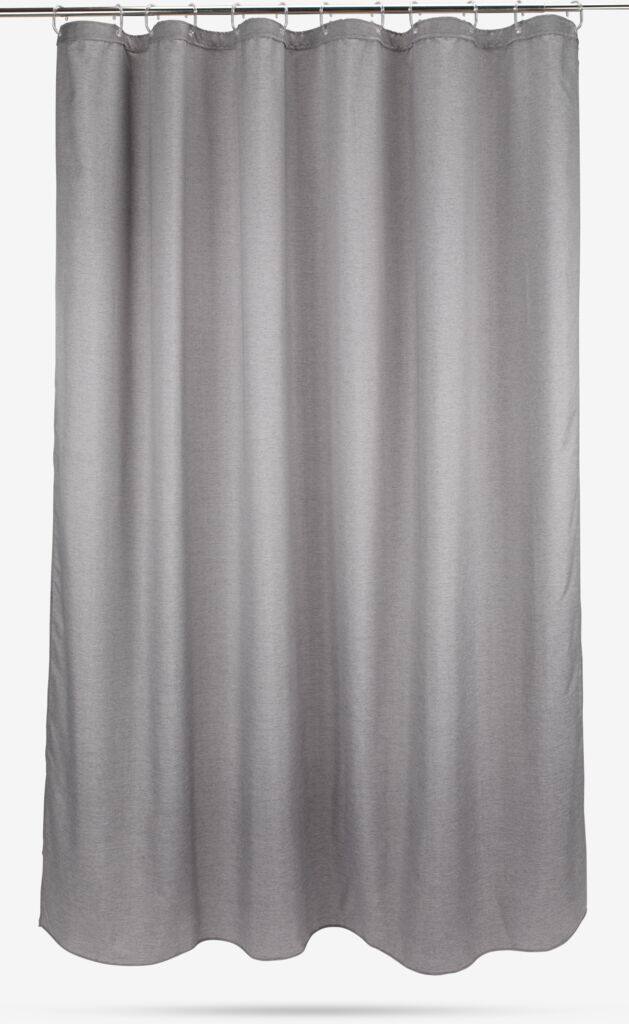 VIBBLE guld badeforhæng VIBBLE 180x200cm grå KRONBORG
