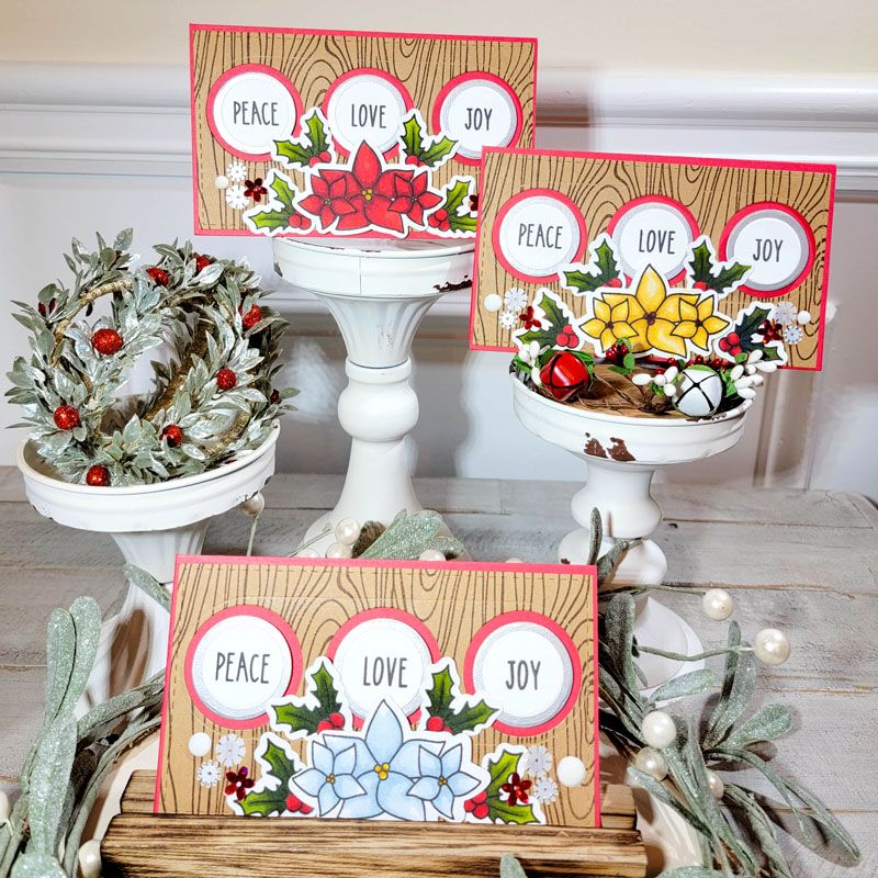 moreHollywreath2stamp Clear Stamp Set