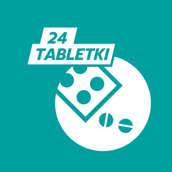 Gaviscon o smaku mięty TAB, tabletki do rozgryzania, żucia, 24 szt.