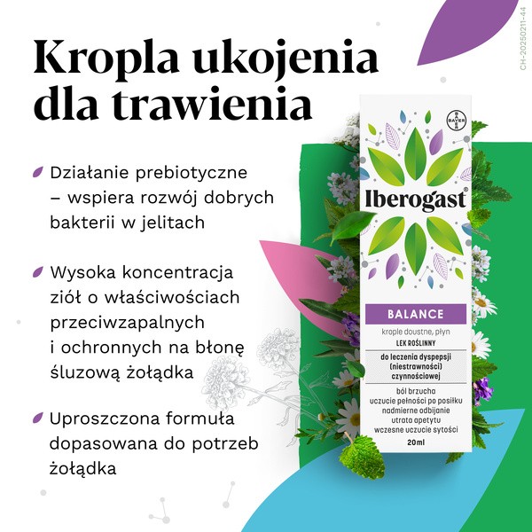 Iberogast Balance, krople doustne, 20 ml