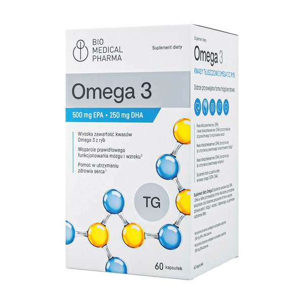 Bio Medical Pharma Omega 3, kapsułki, 60 szt.