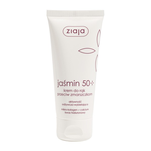 Ziaja, jaśmin w kremie do rąk przeciw zmarszczkom 50+, 50 ml