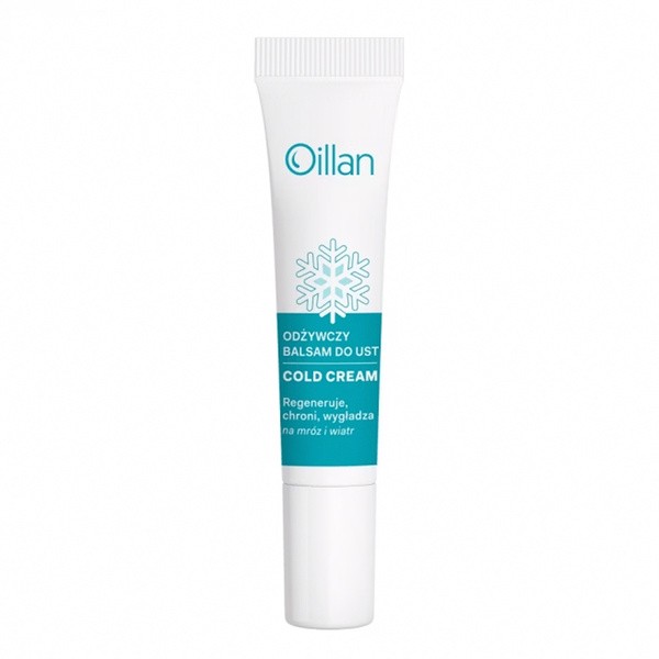 Oillan Cold Cream, odżywczy balsam do ust, 15 ml