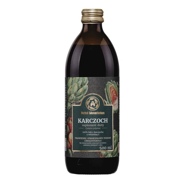 Herbal Monasterium Karczoch, sok, 500 ml