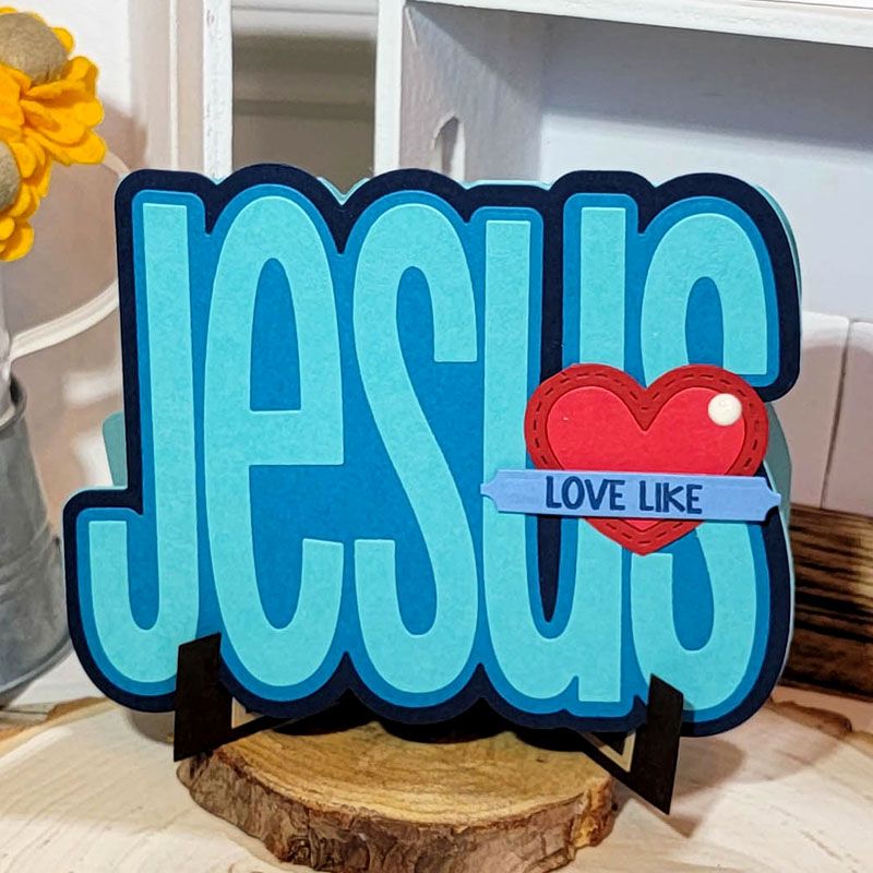 Jesus Phrase Strips Clear Stamp Set