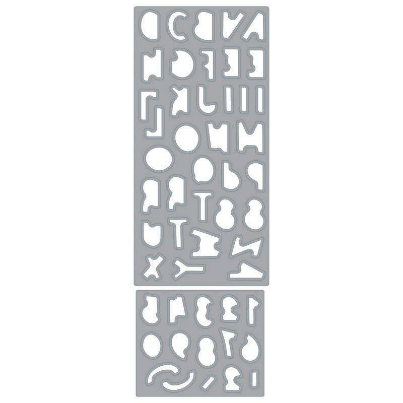 alphabet4CreativeDex .75 Inch Alphabet & Numbers Stamp and Die Bundle
