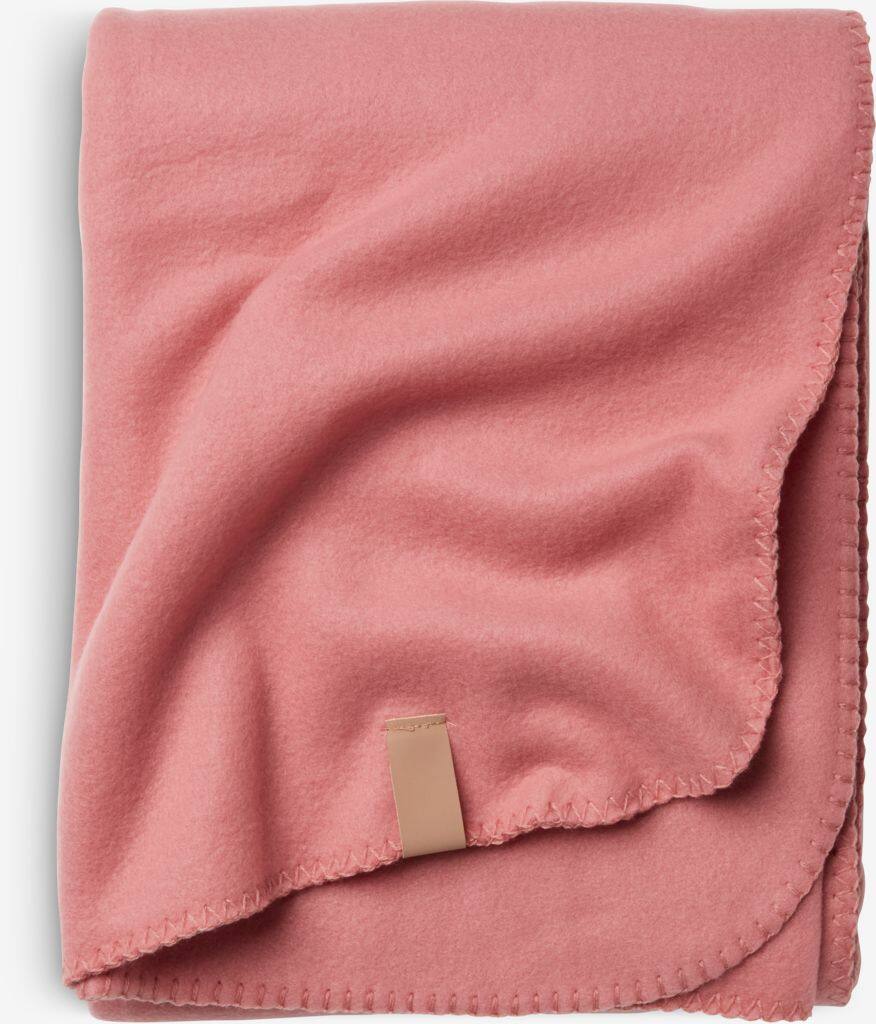 DAYLILY fleece tæppe 130x170 lyserød