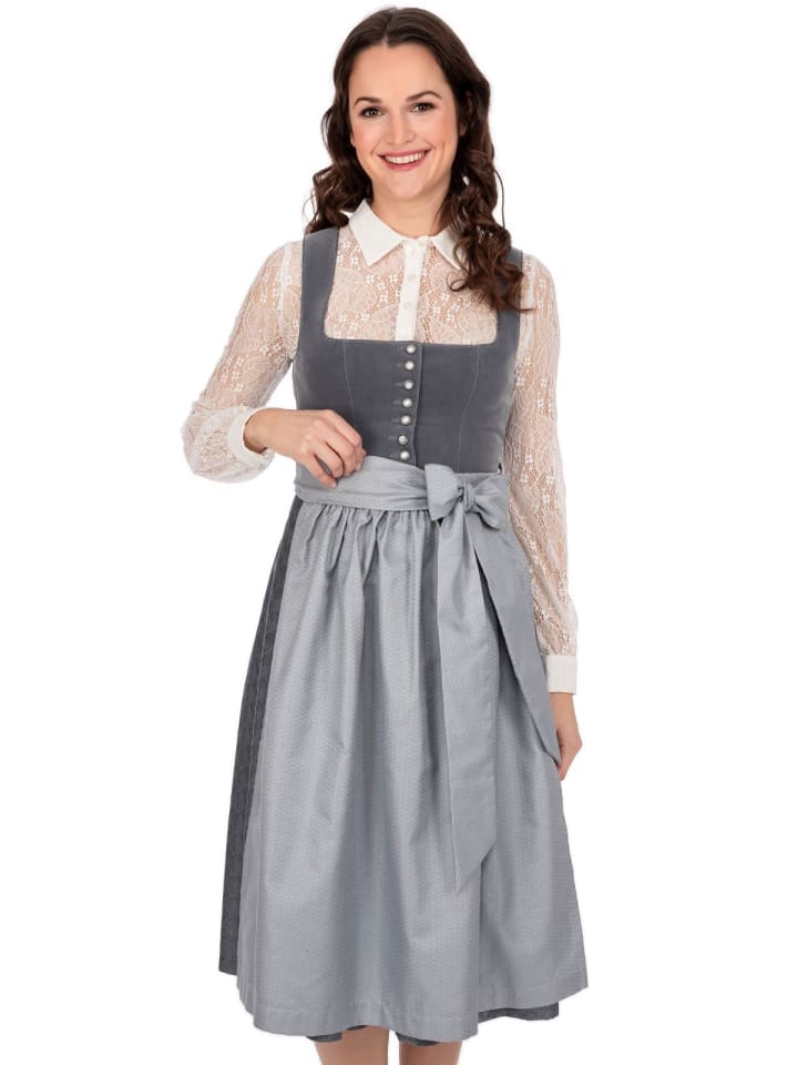 MarJo Midi Dirndl MARLENE in denim günstig kaufen